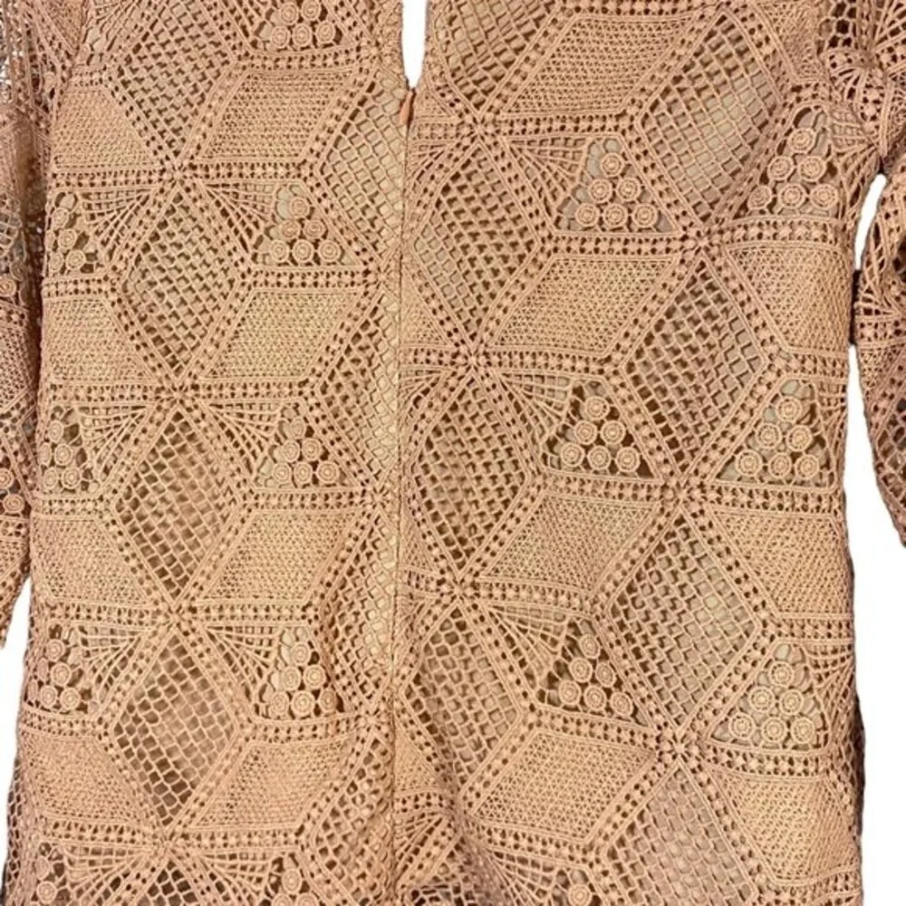 Current Air Womens Lace Top Mauve Size XS New With Tag NWT